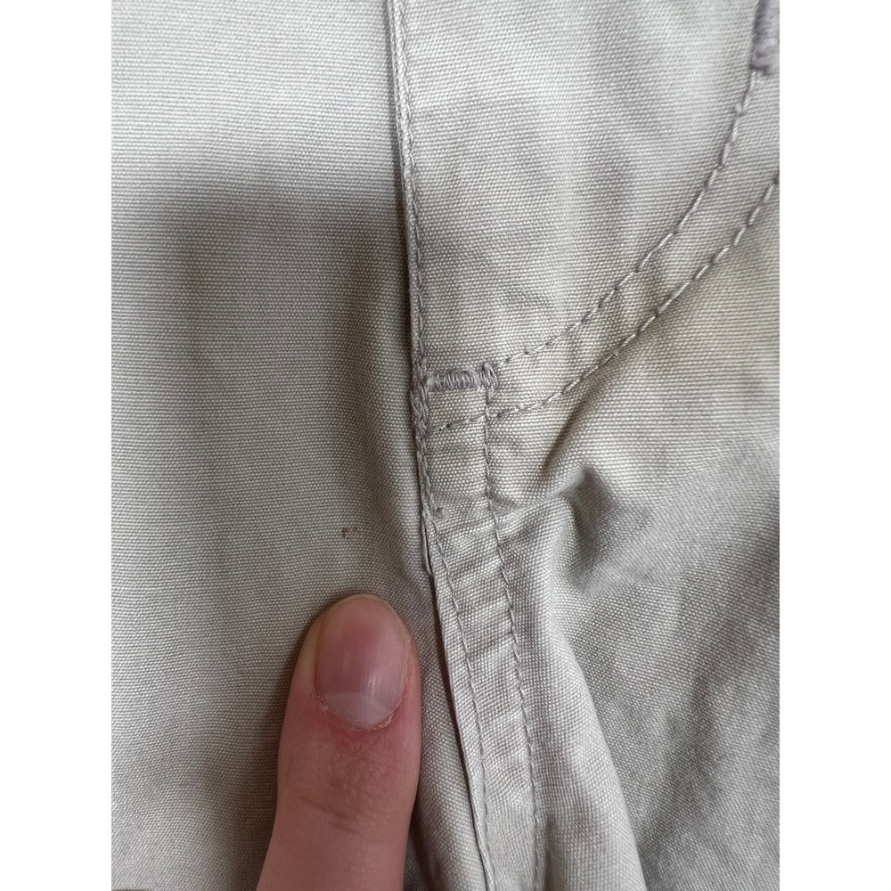 Y2K AE Sport &‎ Co Tan Khaki Cargo Shorts Utility Gorpcore 100% Cotton 20W/39W - Picture 2 of 7